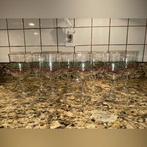 Festive Holiday Goblet Set